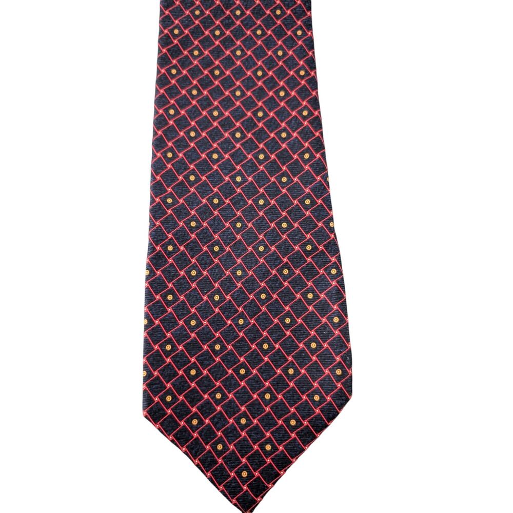 Daniele Pizzigoni Signed Highly Sought After Vintage Bulgari 100% Silk Men's Tie